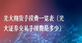 光大期货是24小时交易吗(光大期货手续费高吗) (https://www.haizilaw.com/) 化工期货 第1张