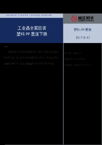 塑料期货下跌原因(塑料期货最新信息) (https://www.haizilaw.com/) 农产品期货 第1张