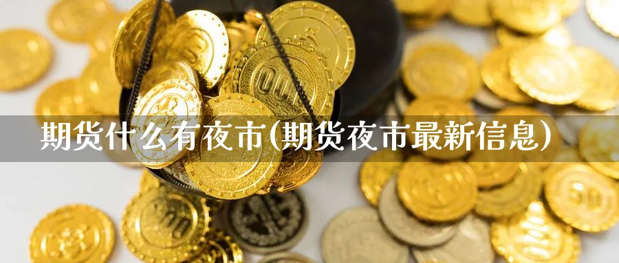 期货什么有夜市(期货夜市最新信息) (https://www.haizilaw.com/) 纳指期货 第1张