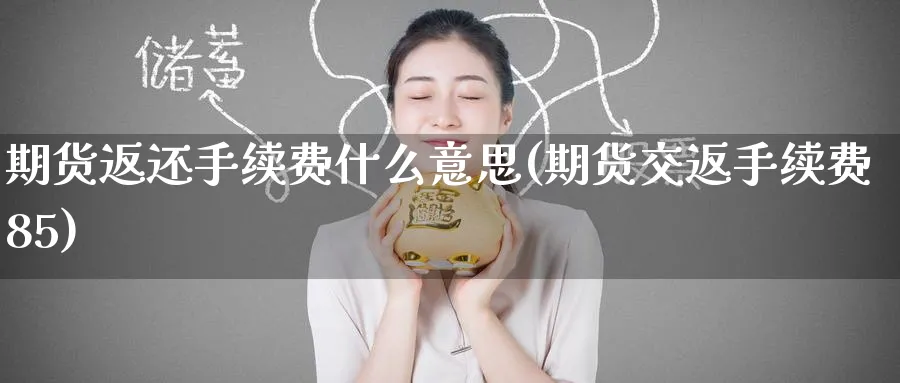 期货返还手续费什么意思(期货交返手续费85) (https://www.haizilaw.com/) 黄金期货直播间 第1张