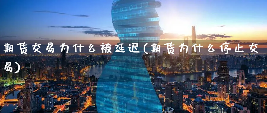 期货交易为什么被延迟(期货为什么停止交易) (https://www.haizilaw.com/) 农产品期货 第1张