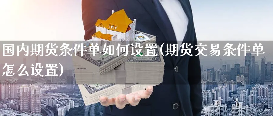 国内期货条件单如何设置(期货交易条件单怎么设置) 黄金期货直播间 第1张-金融直播室 国内期货条件单如何设置(期货交易条件单怎么设置) (https://www.haizilaw.com/) 黄金期货直播间 第1张