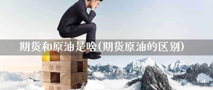 期货和原油是啥(期货原油的区别) (https://www.haizilaw.com/) 原油期货直播间 第1张