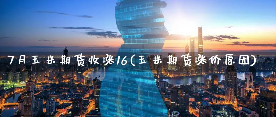7月玉米期货收涨16(玉米期货涨价原因) 黄金期货直播间 第1张-金融直播室 7月玉米期货收涨16(玉米期货涨价原因) (https://www.haizilaw.com/) 黄金期货直播间 第1张