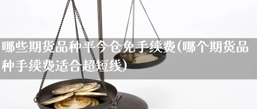 哪些期货品种平今仓免手续费(哪个期货品种手续费适合超短线) (https://www.haizilaw.com/) 农产品期货 第1张