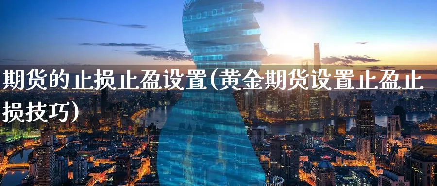 期货的止损止盈设置(黄金期货设置止盈止损技巧) (https://www.haizilaw.com/) 农产品期货 第1张