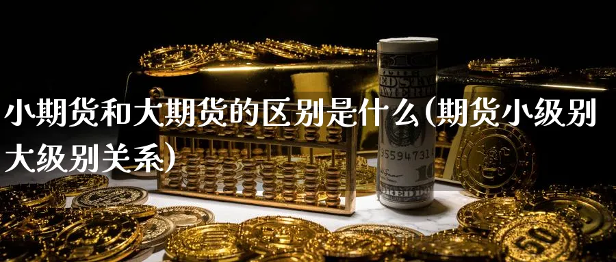 小期货和大期货的区别是什么(期货小级别大级别关系) 德指期货 第1张-金融直播室 小期货和大期货的区别是什么(期货小级别大级别关系) (https://www.haizilaw.com/) 德指期货 第1张