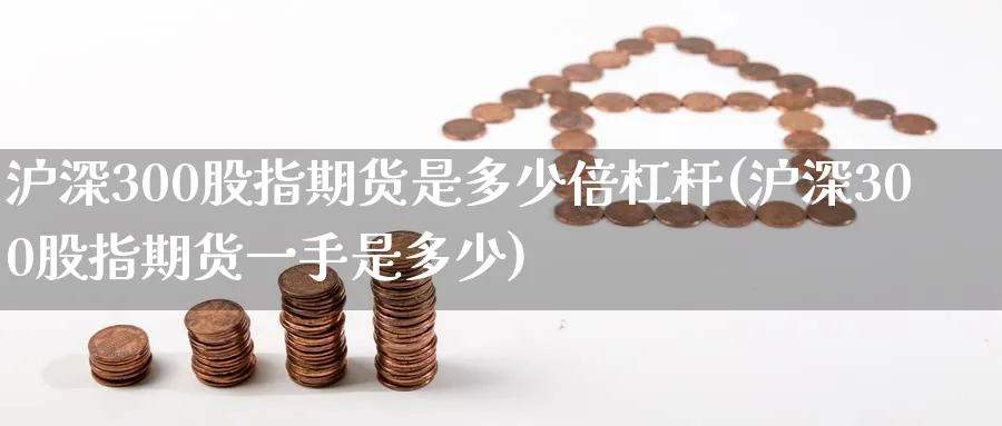 沪深300股指期货是多少倍杠杆(沪深300股指期货一手是多少) (https://www.haizilaw.com/) 农产品期货 第1张