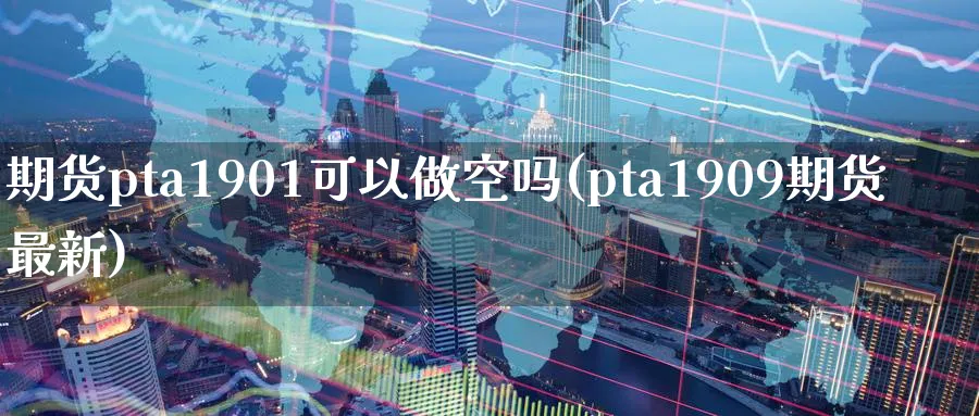 期货pta1901可以做空吗(pta1909期货最新) (https://www.haizilaw.com/) 期货百科 第1张