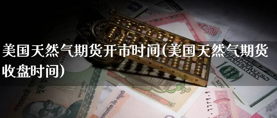 美国天然气期货开市时间(美国天然气期货收盘时间) (https://www.haizilaw.com/) 德指期货 第1张