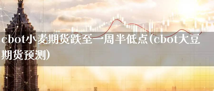 cbot小麦期货跌至一周半低点(cbot大豆期货预测) (https://www.haizilaw.com/) 期货百科 第1张