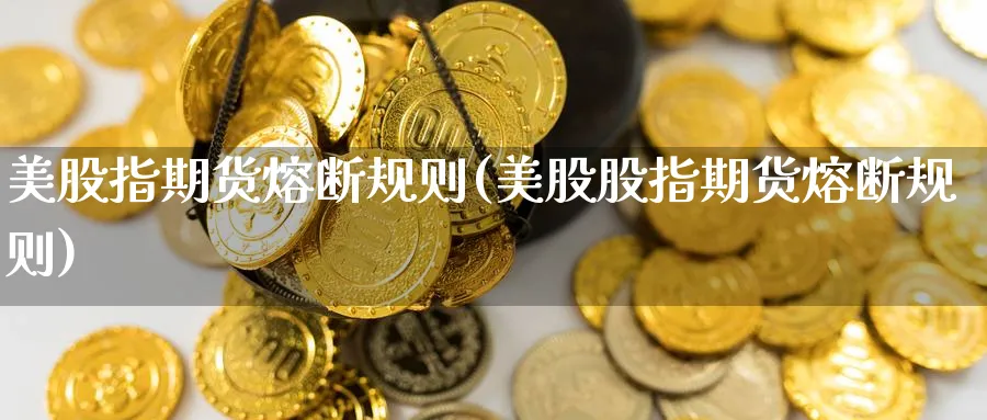 美股指期货熔断规则(美股股指期货熔断规则) (https://www.haizilaw.com/) 国际期货 第1张