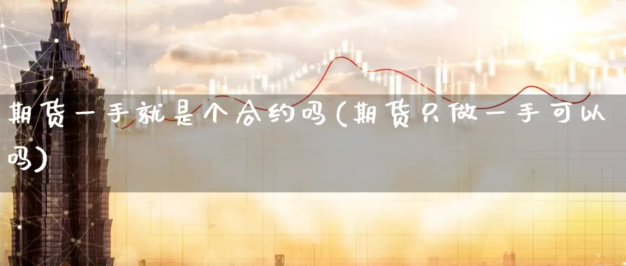期货一手就是个合约吗(期货只做一手可以吗) (https://www.haizilaw.com/) 化工期货 第1张