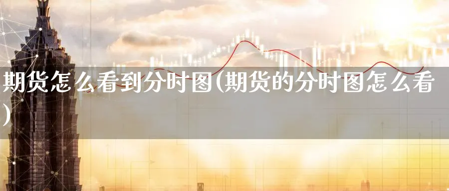 期货怎么看到分时图(期货的分时图怎么看) 黄金期货直播间 第1张-金融直播室 期货怎么看到分时图(期货的分时图怎么看) (https://www.haizilaw.com/) 黄金期货直播间 第1张