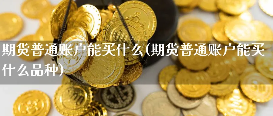 期货普通账户能买什么(期货普通账户能买什么品种) (https://www.haizilaw.com/) 农产品期货 第1张