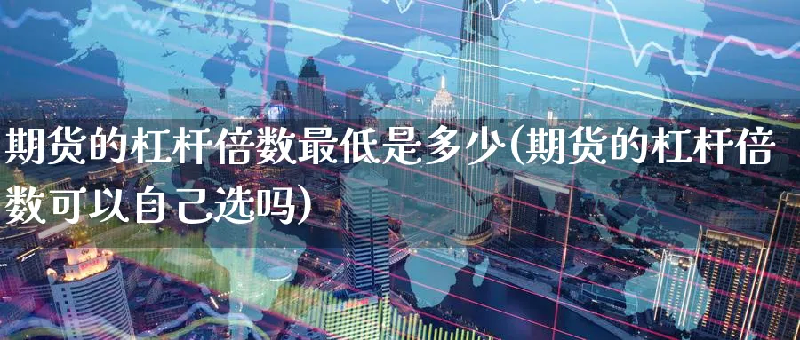 期货的杠杆倍数最低是多少(期货的杠杆倍数可以自己选吗) 恒指期货 第1张-金融直播室 期货的杠杆倍数最低是多少(期货的杠杆倍数可以自己选吗) (https://www.haizilaw.com/) 恒指期货 第1张