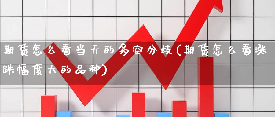 期货怎么看当天的多空分歧(期货怎么看涨跌幅度大的品种) (https://www.haizilaw.com/) 化工期货 第1张